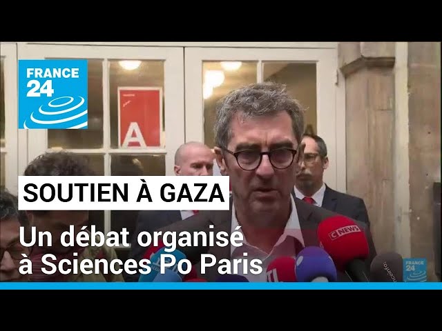 ⁣Mobilisation contre la guerre à Gaza : un débat organisé à Sciences Po Paris • FRANCE 24