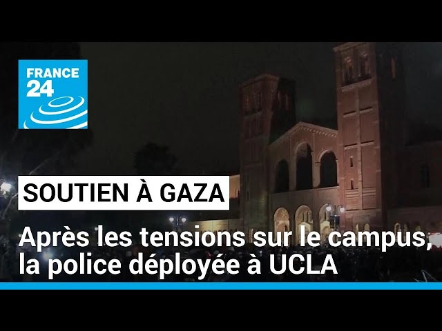 ⁣Université de Californie : la police démantèle le campement des pro-Palestiniens • FRANCE 24