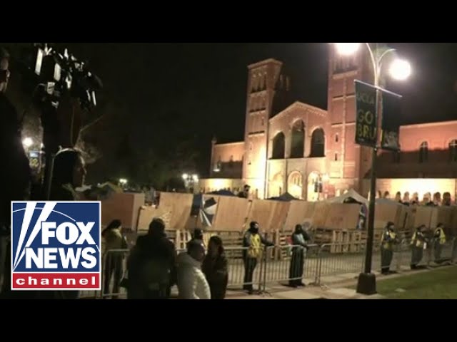 ⁣Live: Police dismantle UCLA encampment, move in to arrest protesters