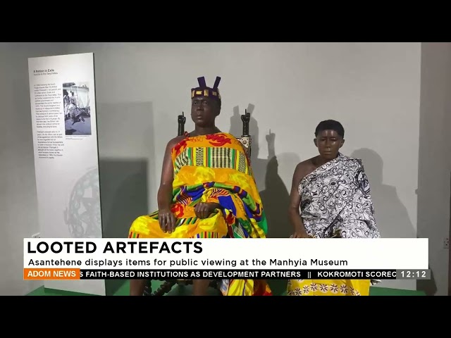⁣Asantehene displays items for public viewing at the manhyia museum-Premtobre Kasee  (02-05-24)