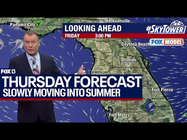 Tampa weather May 2, 2024 | humidity becoming palpable