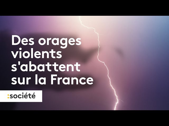 ⁣Intempéries : d’importants orages en Île de France