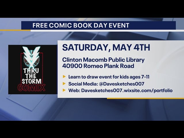 ⁣Free Comic Book Day Event