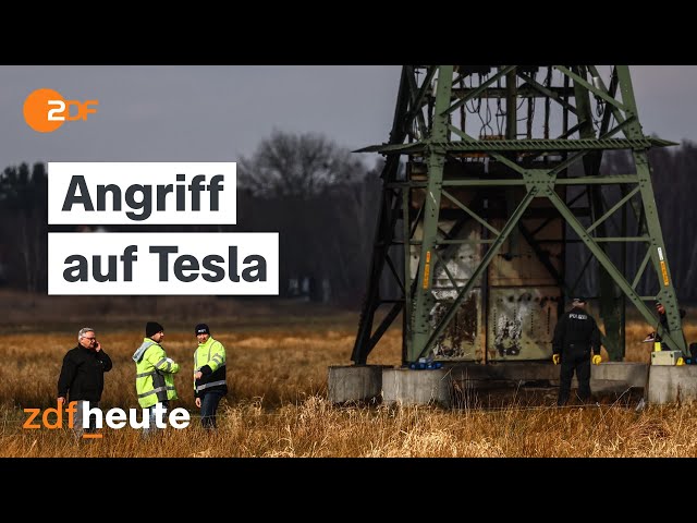 ⁣Gefährlicher Linksextremismus: Der Anschlag auf das Tesla-Werk in Grünheide | frontal