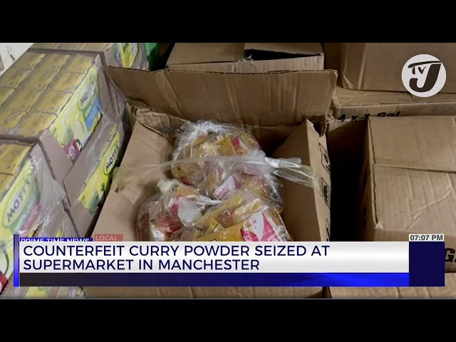 ⁣Counterfeit Curry Powder Seized at Supermarket in Manchester | TVJ News