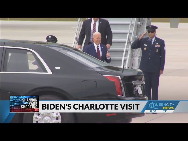 ⁣Biden to visit families in Charlotte after deadly shootout
