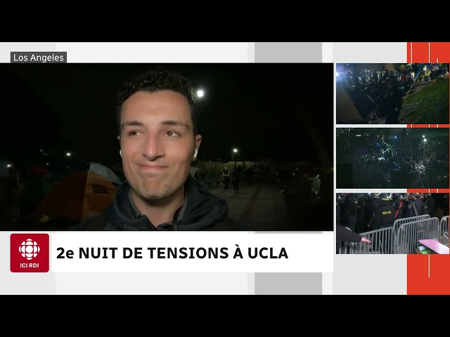 ⁣2e nuit mouvementée sur le campus UCLA | D'abord l'info