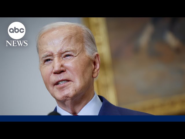 ⁣President Biden says both free speech and rule of law 'must be upheld' in campus protests