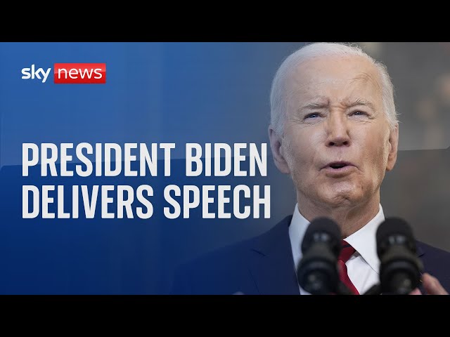 ⁣Watch live: US President Joe Biden expected to deliver response to student protests