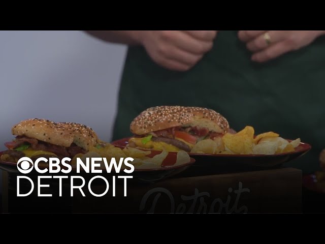⁣Celebrating National Burger Month with Marrow Detroit