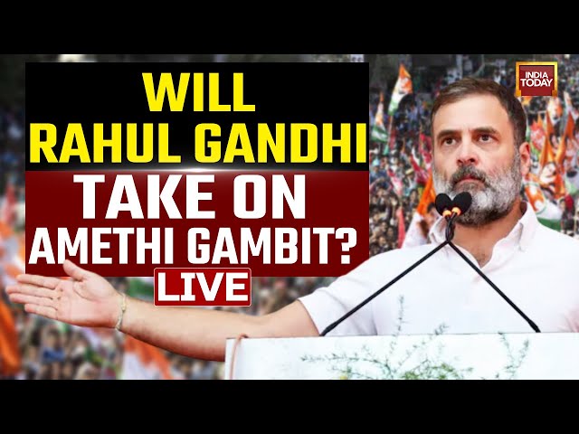 ⁣India First With Rajdeep Sardesai LIVE:  Will Rahul Gandhi Take On Amethi Gambit? | Amethi News LIVE