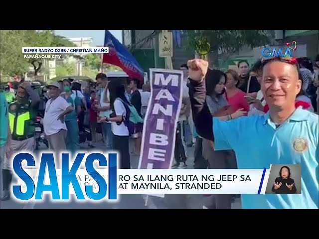 ⁣Saksi Part 2: Ilang pasahero ang stranded; Taas-singil sa kuryente; Online Libel case na...