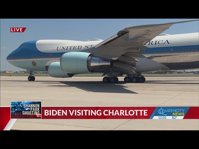 ⁣Biden to visit families of fallen officers in Charlotte