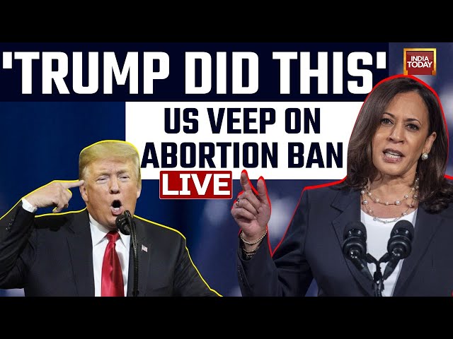 ⁣Kamala Harris Speech LIVE: US Vice President Kamala Harris On Reproductive Rights | US LIVE News