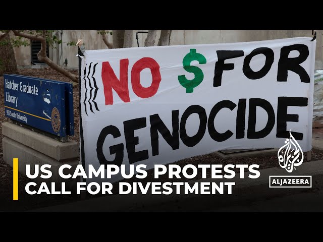 ⁣‘Divest from Israel’: Decoding the Gaza protest call shaking US campuses