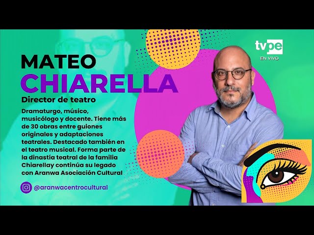 Miradas: Mateo Chiarella (01/05/2024) | TVPerú