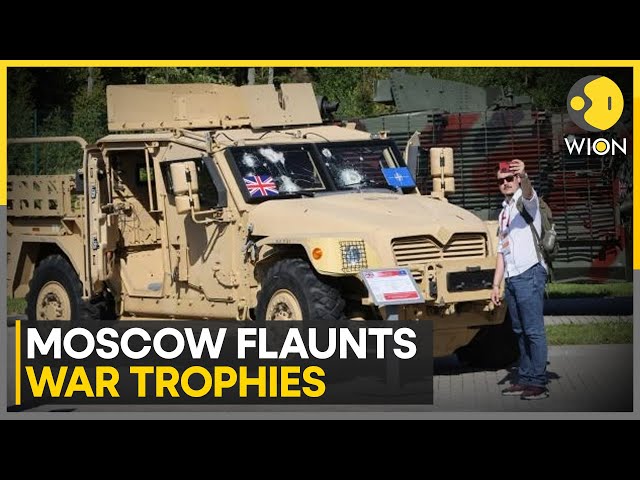 ⁣Russia-Ukraine War: Russia displays Western tanks captured in Ukraine war | WION News