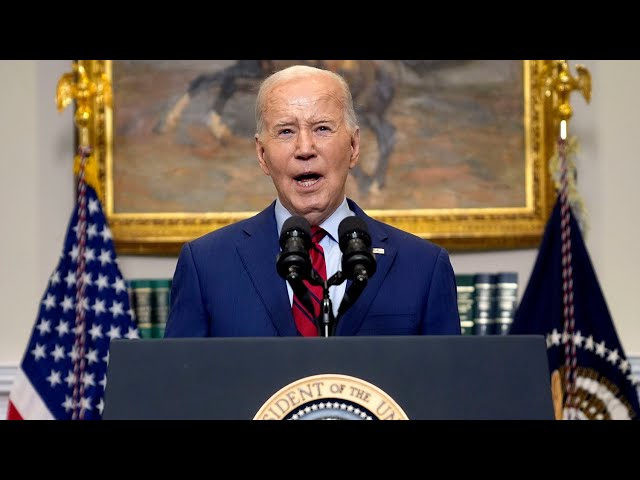 ⁣Biden on campus protests: Democracies don't silence dissent