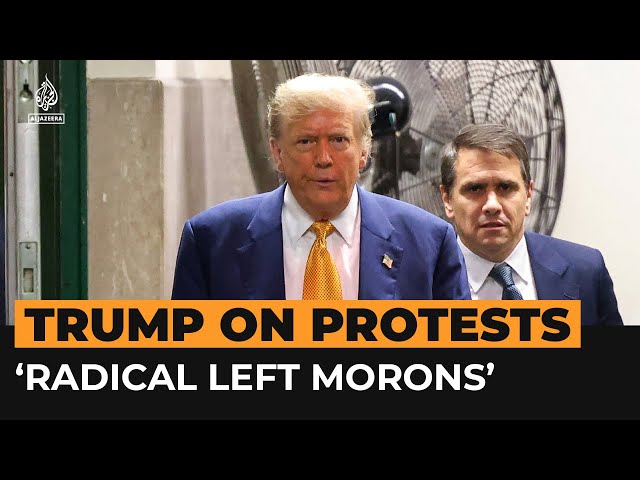 ⁣Trump: ‘We’re not letting the radical left morons take over’ | AJ #Shorts