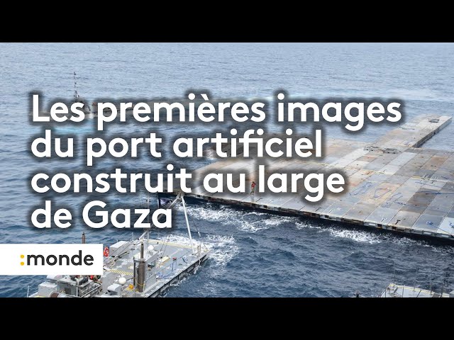 ⁣Gaza : un port artificiel en construction par les États-Unis pour acheminer l'aide humanitaire