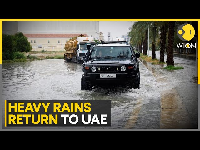 ⁣Flights to Dubai disrupted as heavy rains return to UAE | WION News