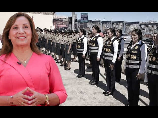 Presidenta Boluarte participa en ceremonia de conmemoración por el Día de la Mujer Policía
