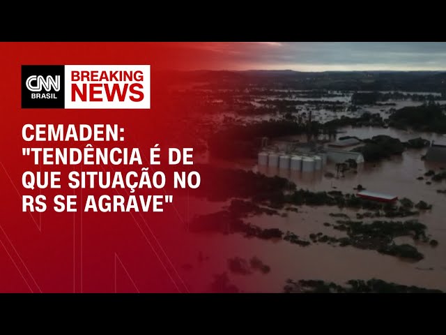⁣Cemaden: "Tendência é que situação no RS se agrave" | BASTIDORES CNN