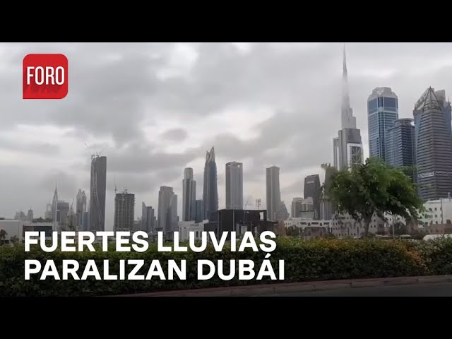 ⁣Dubái emite alerta por inundaciones catastróficas - Las Noticias