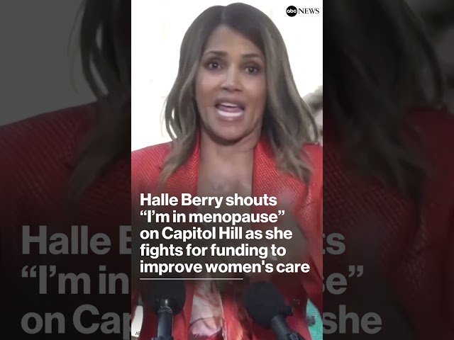 ⁣Halle Berry shouts “I’m in menopause!” as she fights for funding to improve women's health care