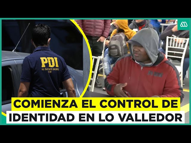 ⁣Control de identidad en Lo Valledor: PDI se instala en el mercado para ayudar a extranjeros