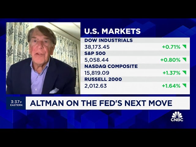 ⁣The U.S. economy is the envy of the world, says Evercore's Roger Altman