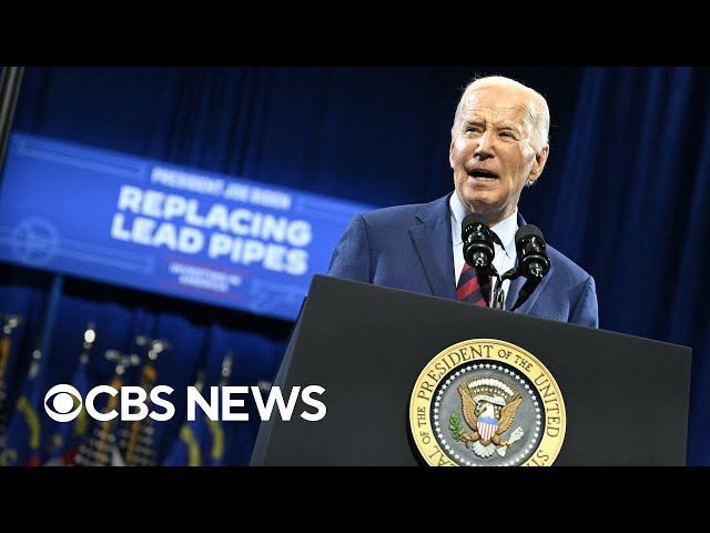 ⁣President Biden delivers remarks on clean water infrastructure | full video