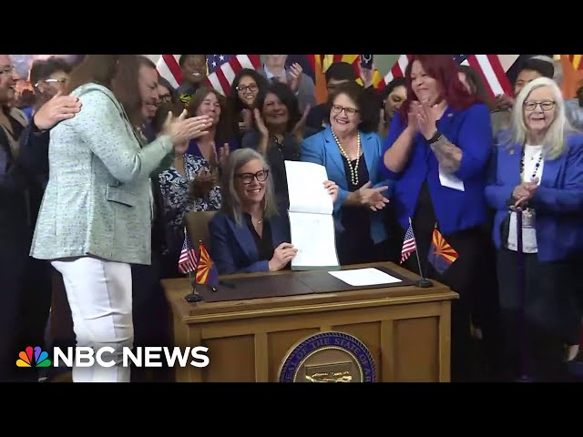 ⁣Arizona governor signs repeal of 1864 abortion ban