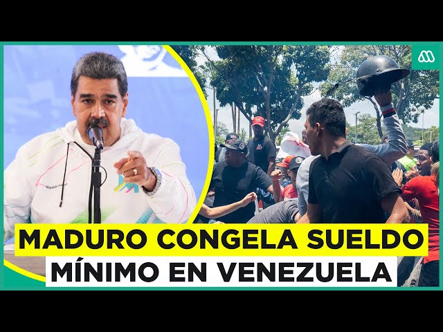 ⁣Nicolás Maduro congela el sueldo mínimo en Venezuela