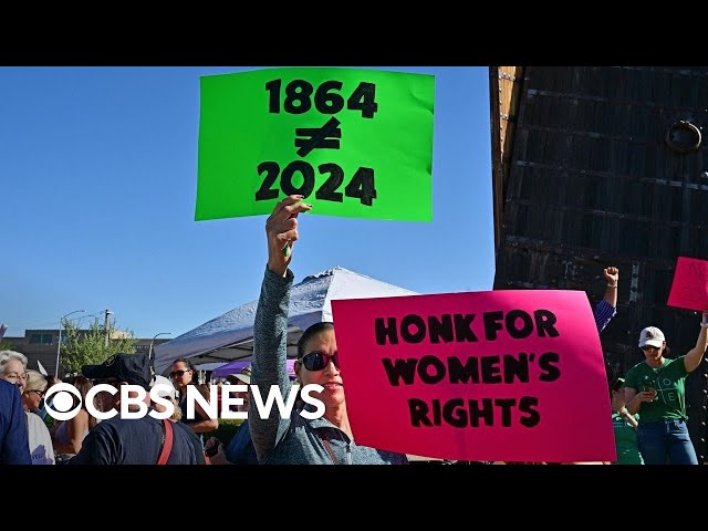 ⁣Repealed Arizona 1864 abortion law won't be reversed for at least 90 days