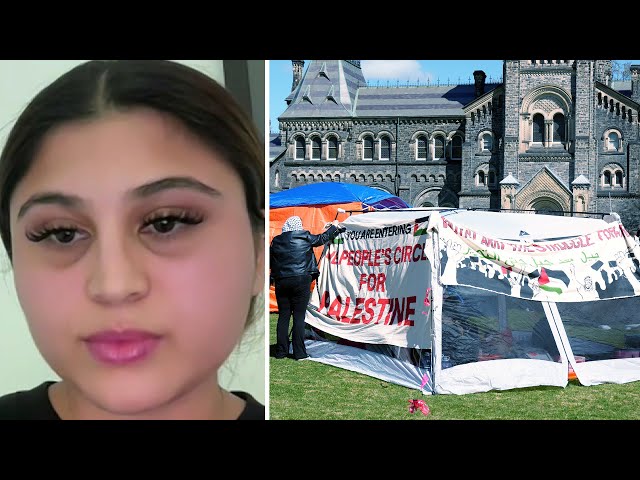 ⁣Pro-Palestinian protest spokesperson: ‘We are not leaving’ U of T grounds until demands met