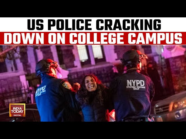 ⁣US NY Campus Protests: Pro-Palestinian Protesters In New York Decry Police, University Responses