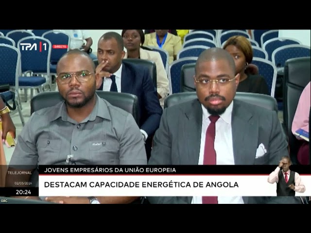 ⁣Jovens empresários da União Europeia destacam capacidade energética de Angola