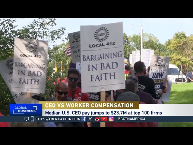 Global Business:  Gap between CEO compensation and worker pay