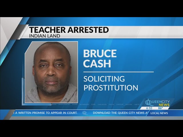 ⁣Indian Land teacher charged with soliciting prostitution
