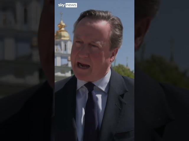 ⁣Cameron in Kyiv 'to reiterate support'