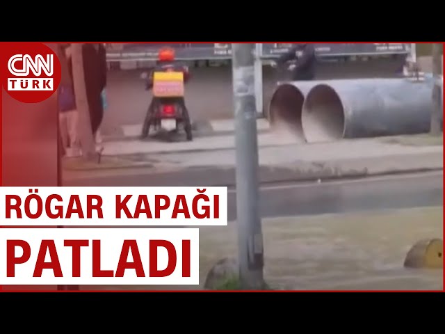 ⁣İBB Çalışması Kadıköy'de Rögar Kapağını Patlattı! Kadıköy Sokakları Göle Döndü...