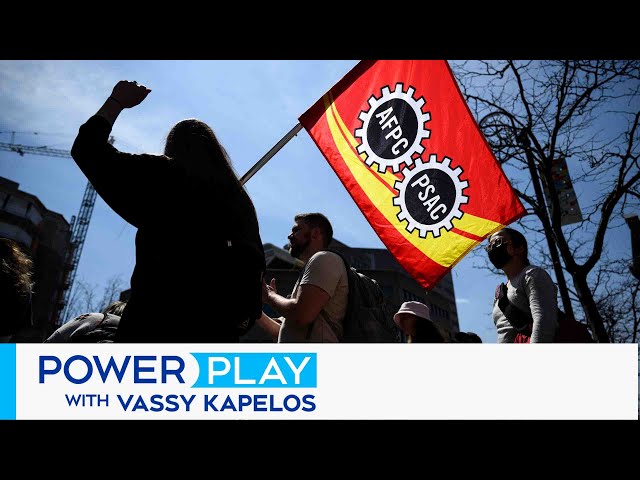⁣Union for public service workers blasts feds over in-office mandate | Power Play with Vassy Kapelos
