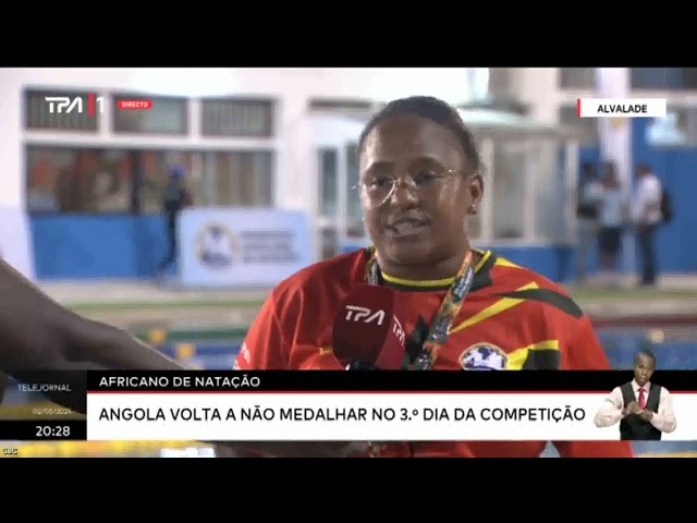 ⁣Africano de Natação - Angola procura conquistar mais medalhas
