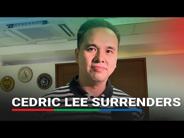 ⁣Cedric Lee surrenders | ABS-CBN News