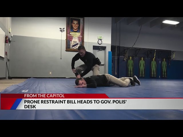 ⁣Colorado bill regulating prone restraint by police heading to governor's desk