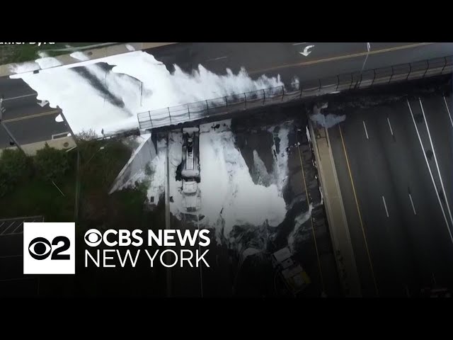 ⁣Portion of I-95 in Connecticut shut down after massive tanker truck fire. Here's what we know.