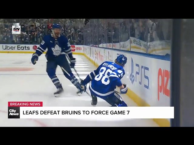 ⁣Leafs force Game 7 in Boston