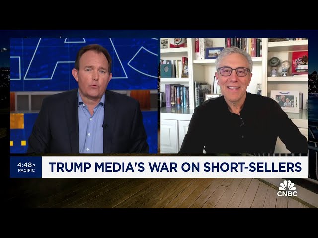 ⁣Trump Media going after short-sellers is a 'diversion tactic', says Herb Greenberg