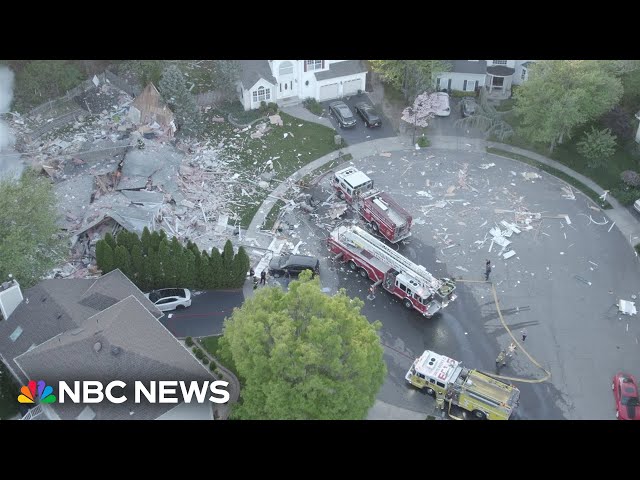 ⁣New Jersey house explosion kills at least one